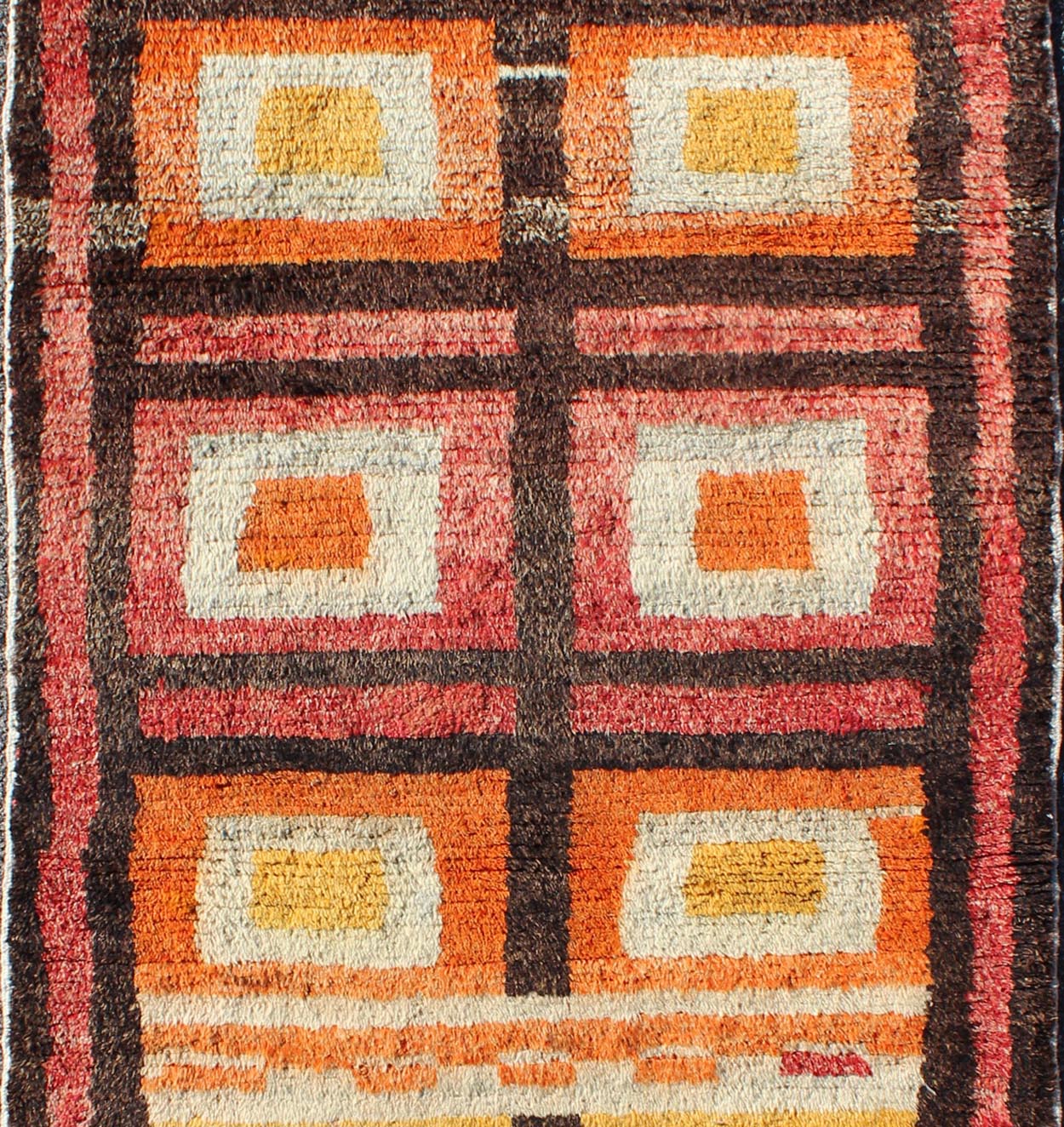 Antique Tulu Rug EN265 Tulu 3'0" x 7'0" Wool All Over Pile